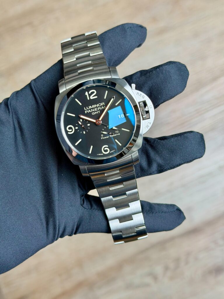 Panerai Luminor 1950 3 Days GMT 44mm 2013 Black Arabic Steel PAM00347