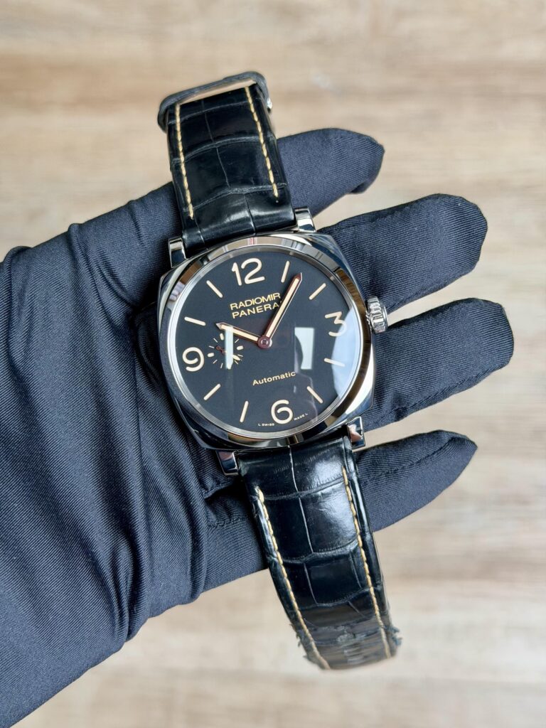 Panerai Radiomir 1940 3 Days 45mm 2018 Black Dial Alligator Strap PAM00572