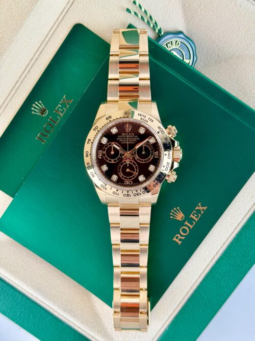 Rolex Daytona 2021 Black Diamond 40mm Oyster 116508