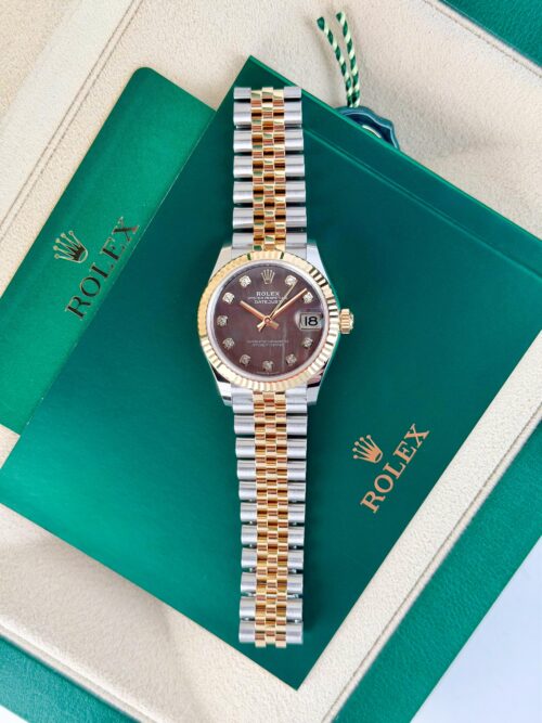 Rolex Datejust 31mm UNWORN 2026 Tahitian MOP Pearl Diamond Fluted Jubilee 278273