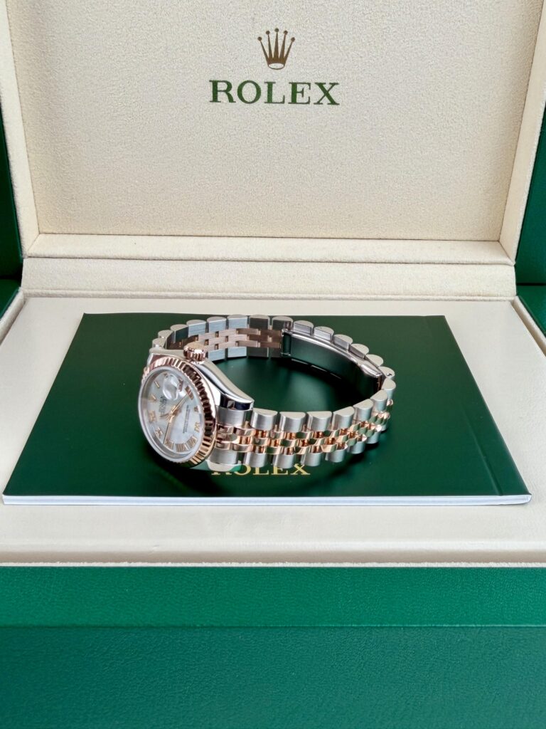 Rolex Datejust 26mm 2012 MOP Pearl Roman Fluted Jubilee 179171