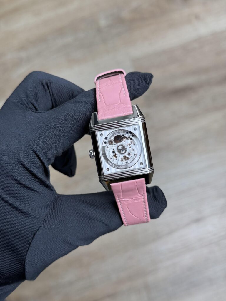 Jaeger-LeCoultre JLC Reverso Squadra White Arabic Pink Strap Q7048420