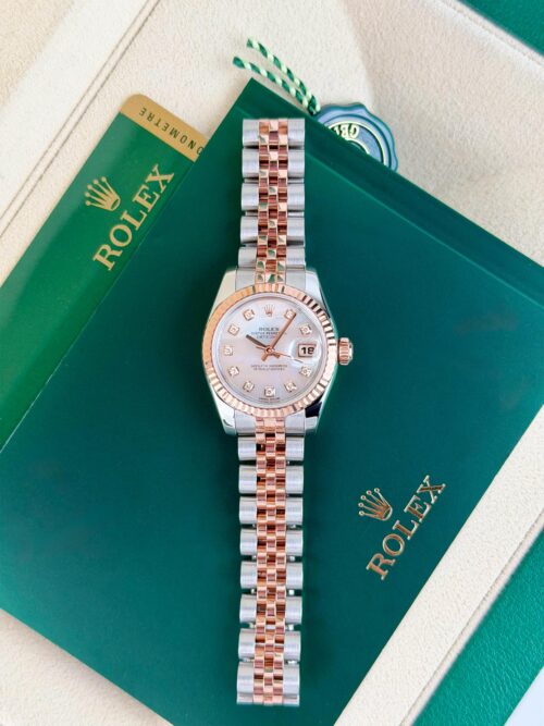 Rolex Datejust 26mm 2011 MOP Pearl Diamond Fluted Jubilee 179171