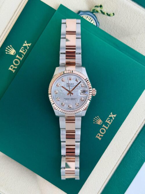 Rolex Datejust 31mm UNWORN 2026 MOP Pearl Diamond Fluted Oyster 278271