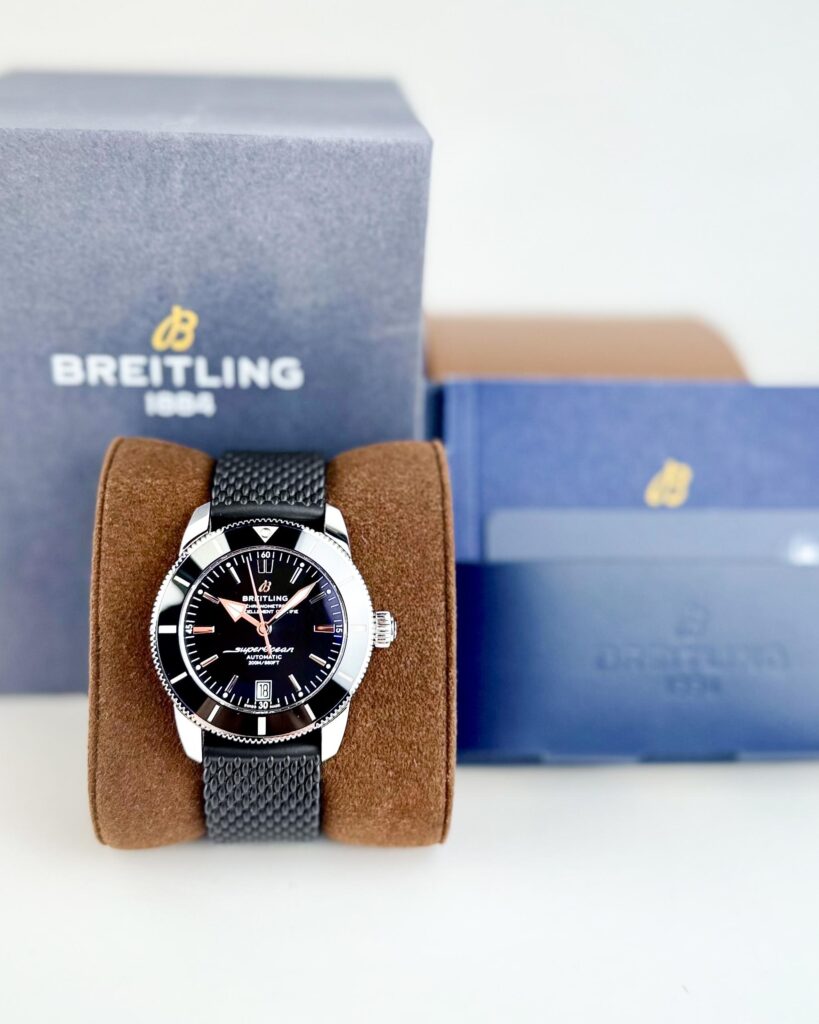 Breitling Superocean Heritage II 42mm 2020 Black Rubber Strap AB2010121B1S1
