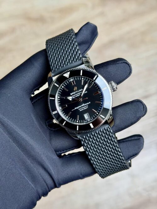 Breitling Superocean Heritage II 42mm 2020 Black Rubber Strap AB2010121B1S1