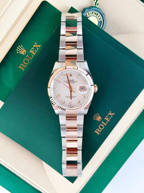 Rolex Datejust 36mm UNWORN 2026 MOP Pearl Diamond Fluted Oyster 126231