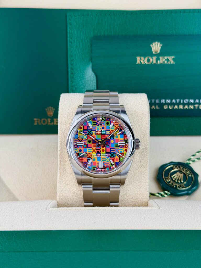 Rolex Oyster Perpetual 36mm UNWORN 2026 Multicolour Jubilee Motif Oyster 126000