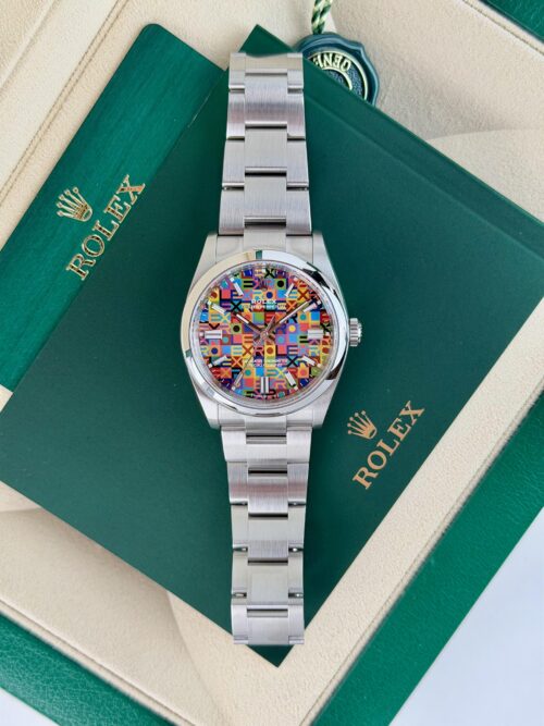 Rolex Oyster Perpetual 36mm UNWORN 2026 Multicolour Jubilee Motif Oyster 126000