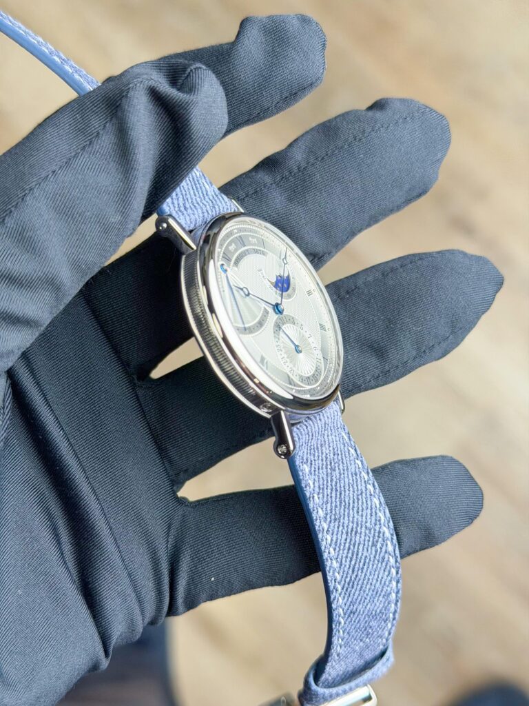 Breguet Classique 39mm 2020 Phase de Lune Silver White Gold 7137BB/11/9V6