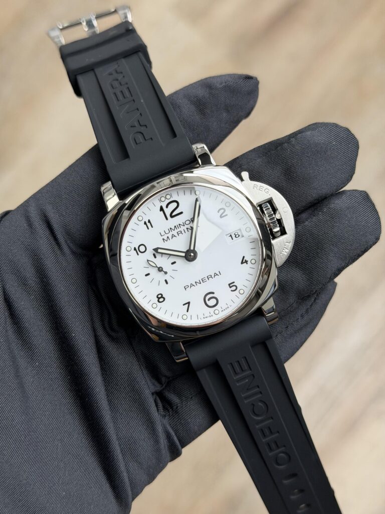 Panerai Luminor Marina 1950 3 Days 42mm White Excellent Watch Only PAM00523