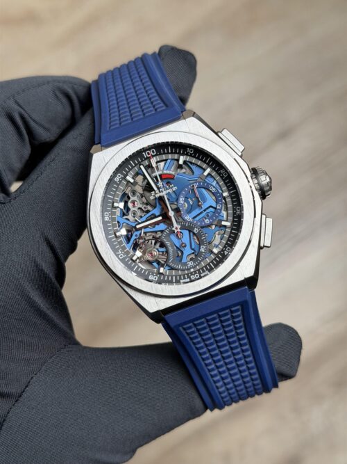Zenith Defy El Primero 21 44m 2019 Blue Skeleton Titanium 95.9002.9004/78.R584