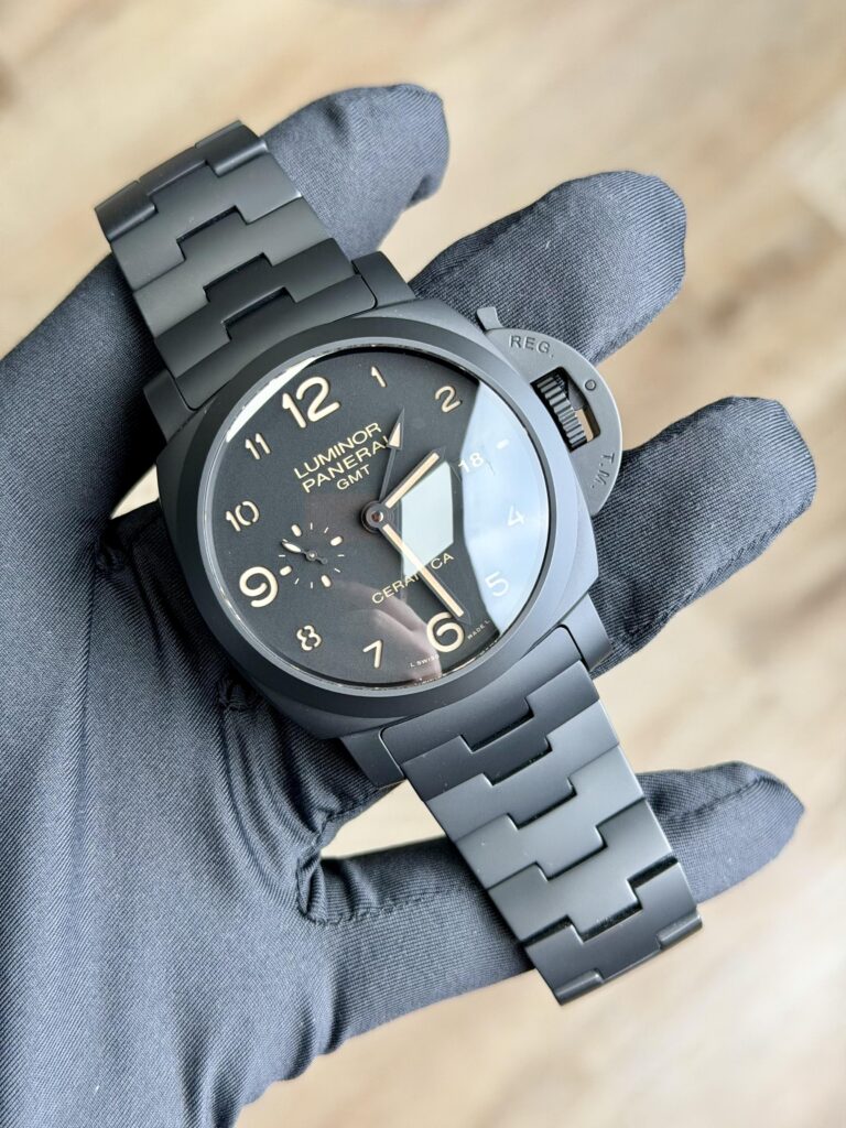 Panerai Luminor 1950 3 Days GMT 44mm Ceramica 2015 Black PAM00441