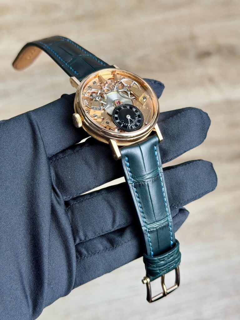 Breguet Tradition 37mm 2016 Openworked Rose Gold 7027BR