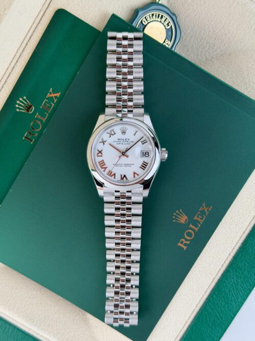 Rolex Datejust 31mm UNWORN 2026 White Roman Smooth Jubilee 278240