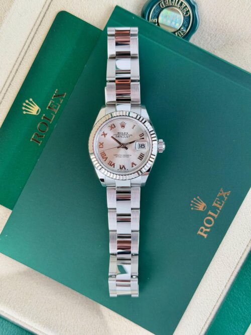 Rolex Datejust 28mm 2022 Silver Roman Fluted Oyster 279174