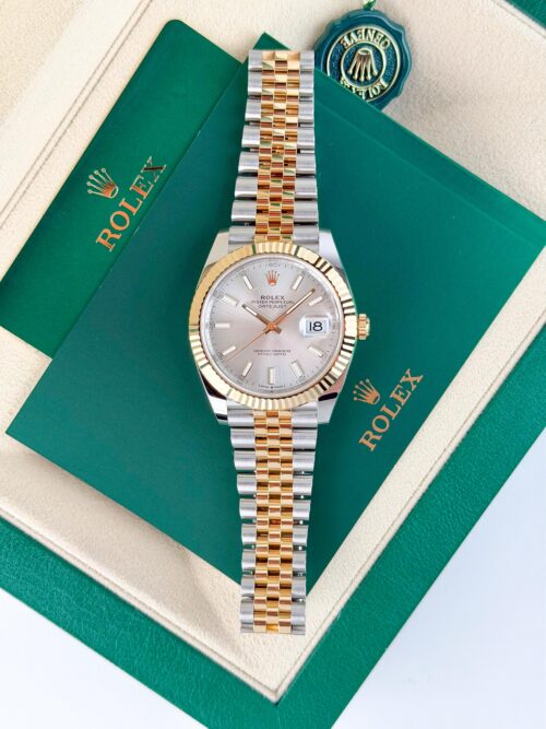 Rolex Datejust 41mm UNWORN 2026 Silver Index Fluted Jubilee 126333