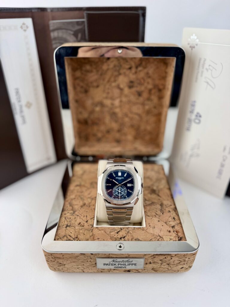 Patek Philippe Nautilus 44mm 40th Anniversary 2017 Blue Diamond 5976/1G-001