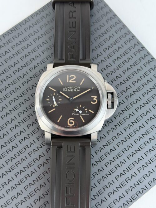 Panerai Luminor 8 Days Power Reserve Titanio 2019 Brown Excellent PAM00797