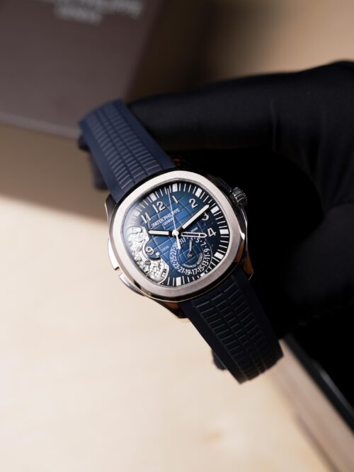 Patek Philippe Aquanaut Travel Time 2017 Advance Research Blue Arabic 5650G-001