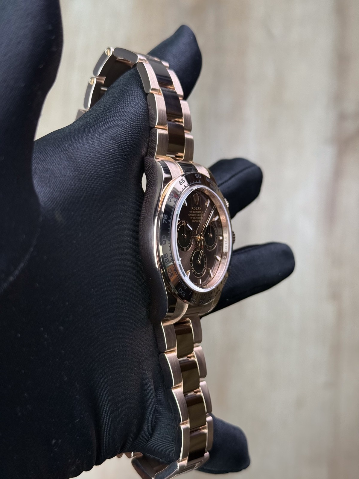 Rolex Daytona 40mm UNWORN 2026 Chocolate Brown Black Index Oyster Wood 126505