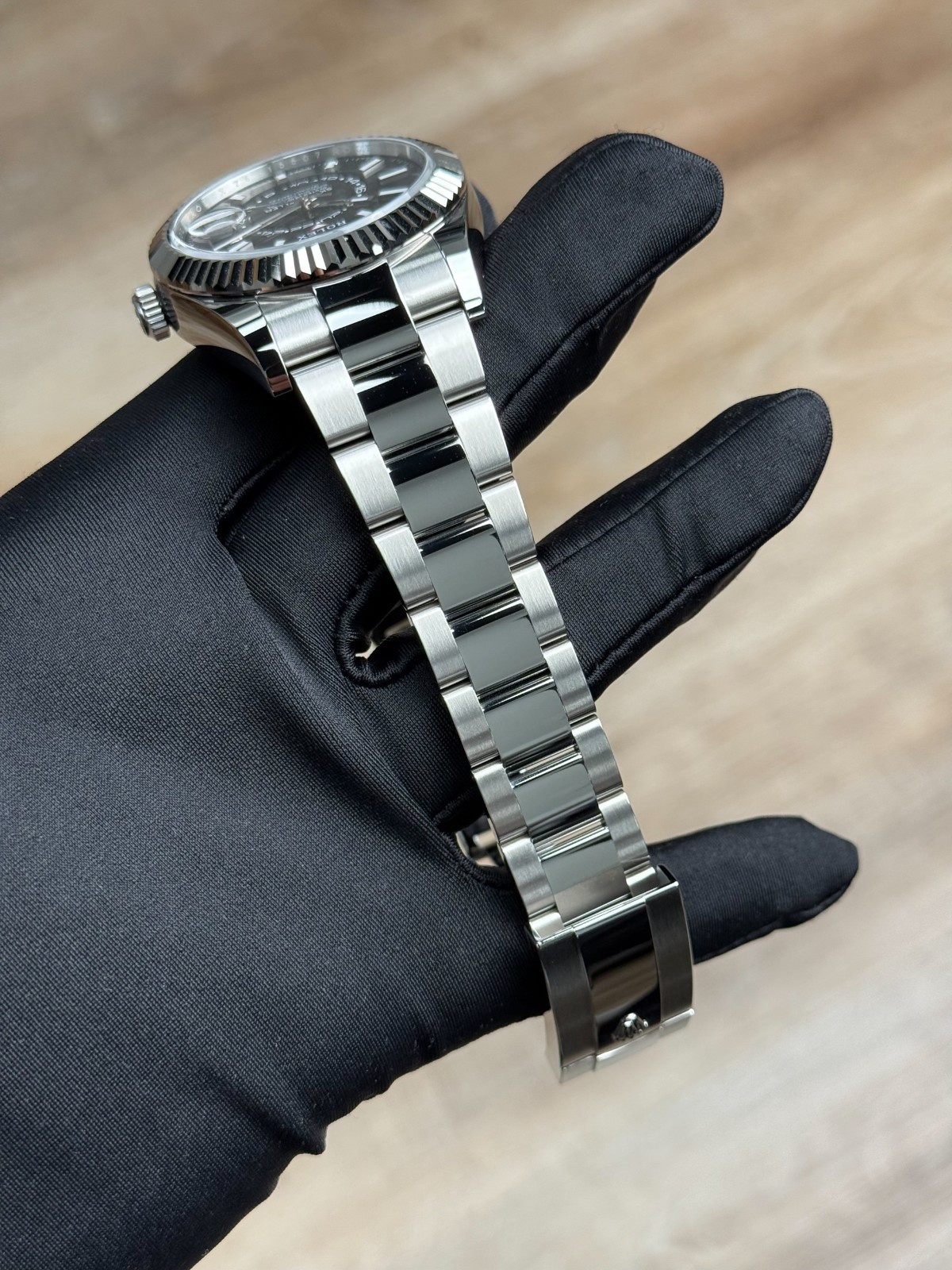 Rolex Sky-Dweller 42mm 2024 Black Index Fluted Oyster 336934