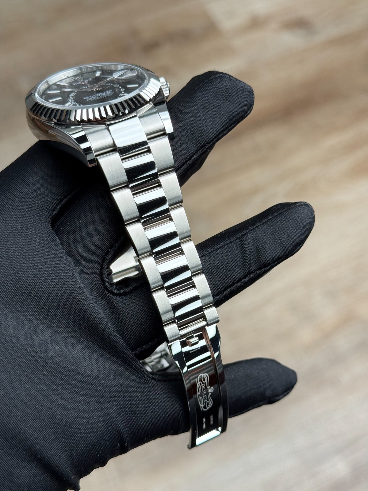 Rolex Sky-Dweller 42mm 2024 Black Index Fluted Oyster 336934