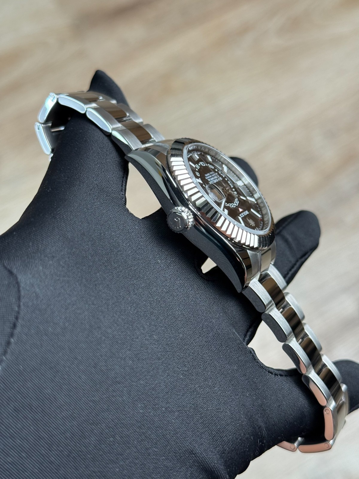 Rolex Sky-Dweller 42mm 2024 Black Index Fluted Oyster 336934