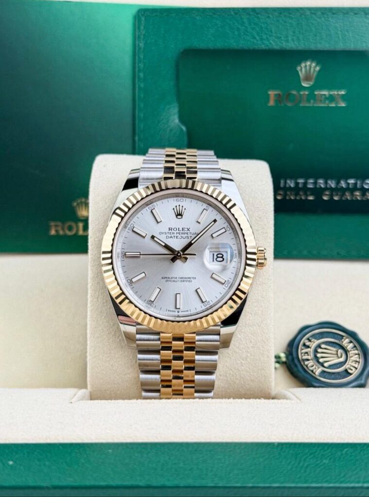 Rolex Datejust 41mm UNWORN 2026 Silver Index Fluted Jubilee 126333
